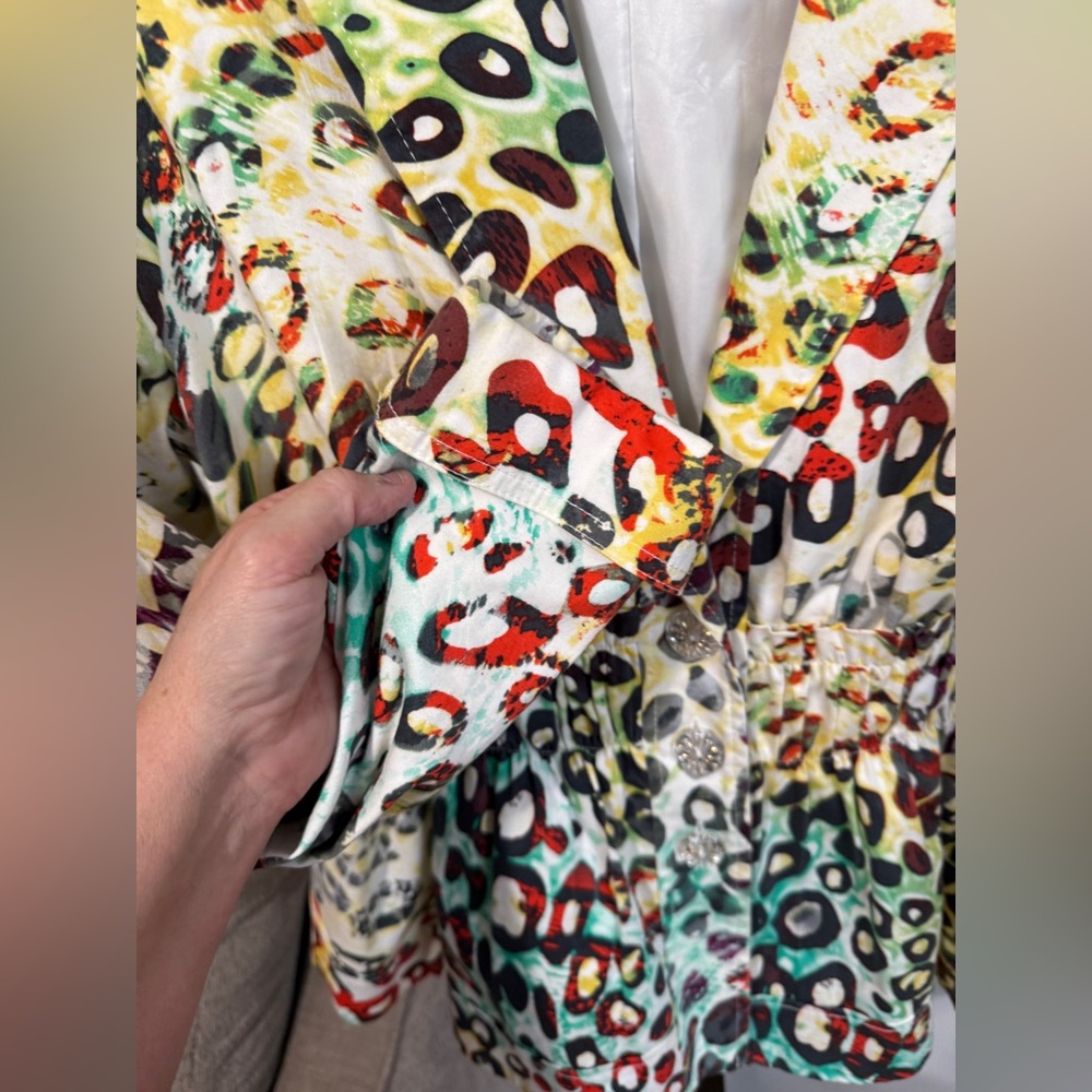 V Cristina Womens Blazer Multi Color - Picture 4 of 9